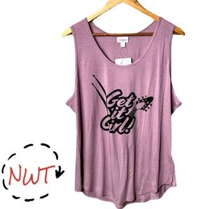 NWT 3XL Tank Top, Get it Girl, LuLaRoe